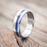 "VERTIGO" - LAPIS LAZULI WEDDING BAND-Staghead Designs