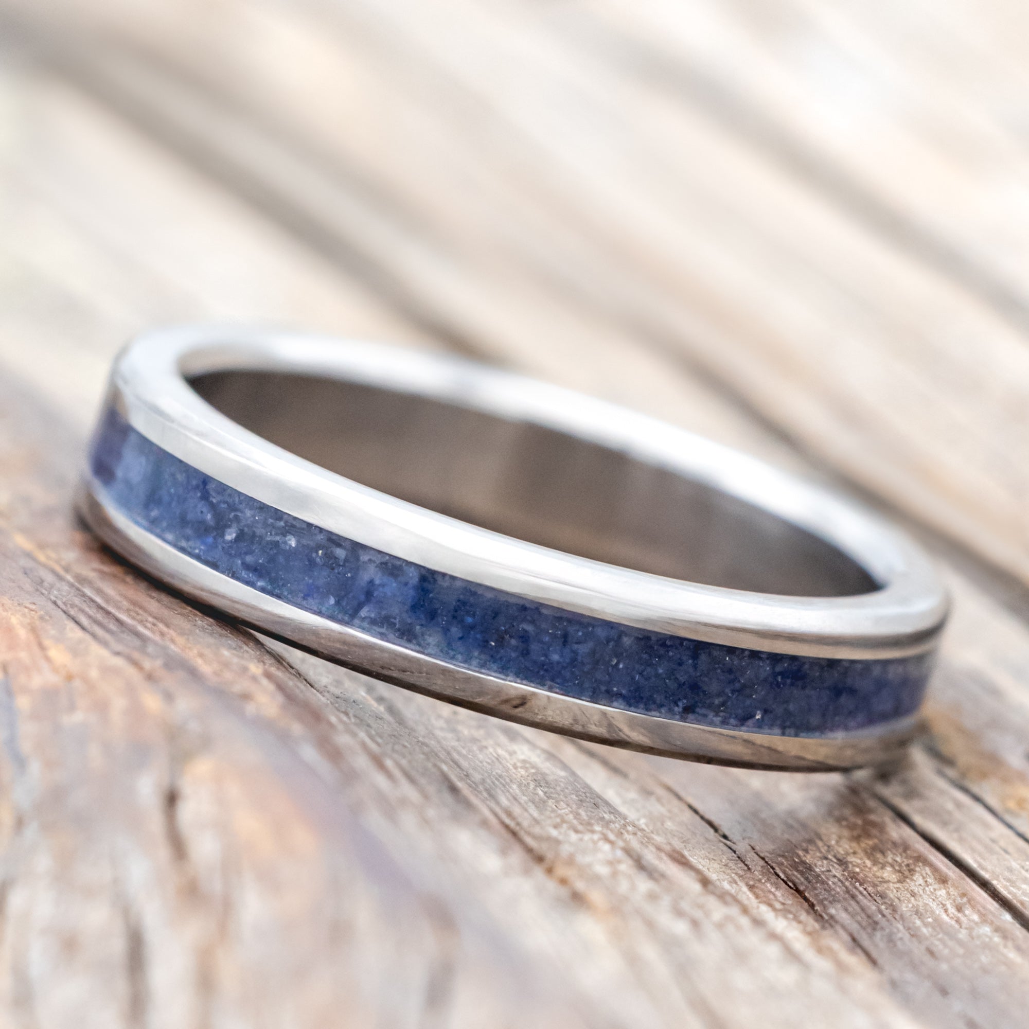 "ETERNA" - LAPIS LAZULI STACKING BAND-Staghead Designs