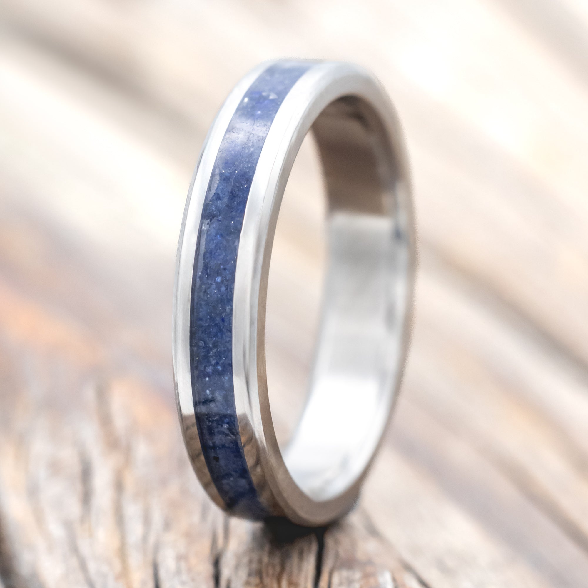 "ETERNA" - LAPIS LAZULI STACKING BAND-Staghead Designs