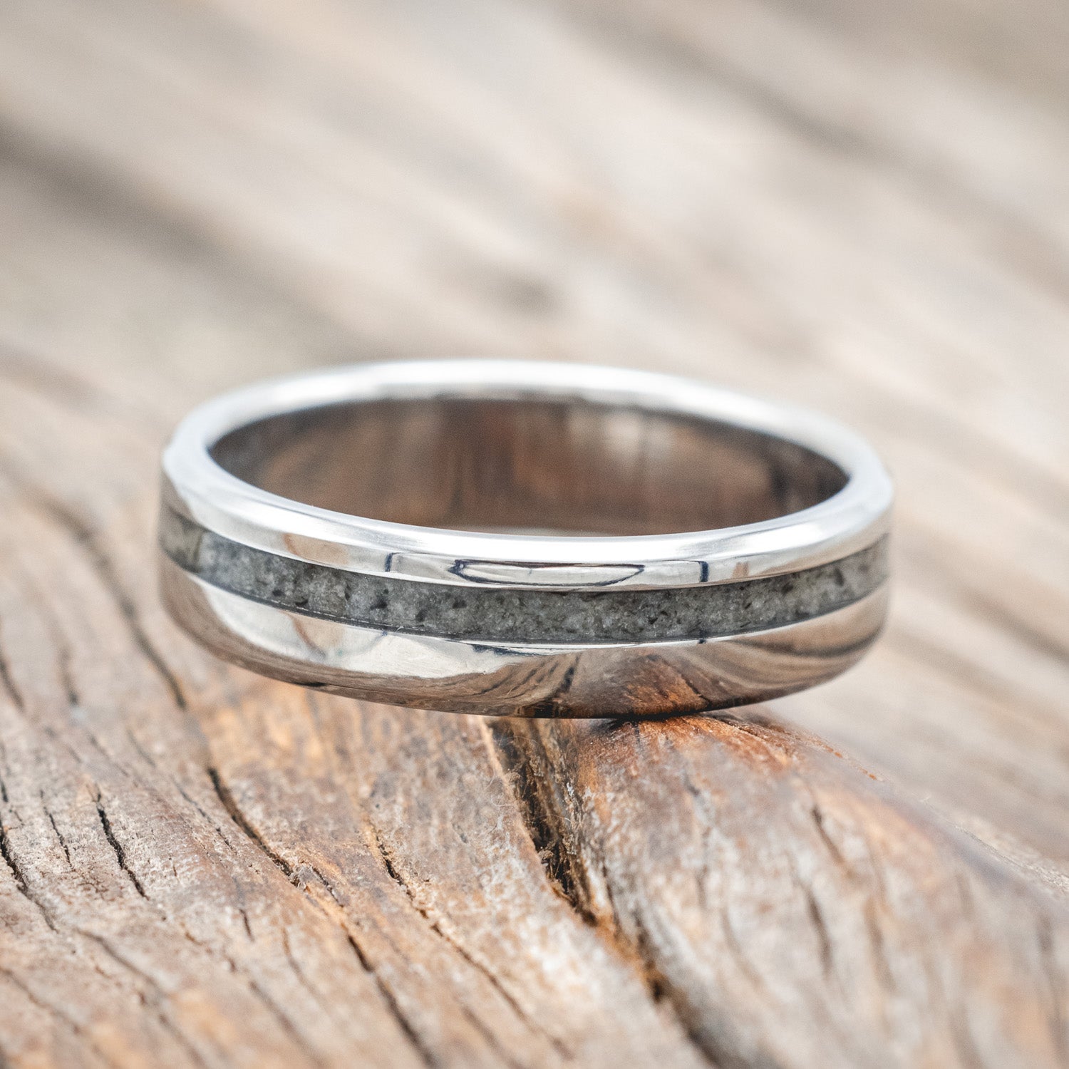 "VERTIGO" - MOONSTONE WEDDING RING-Staghead Designs