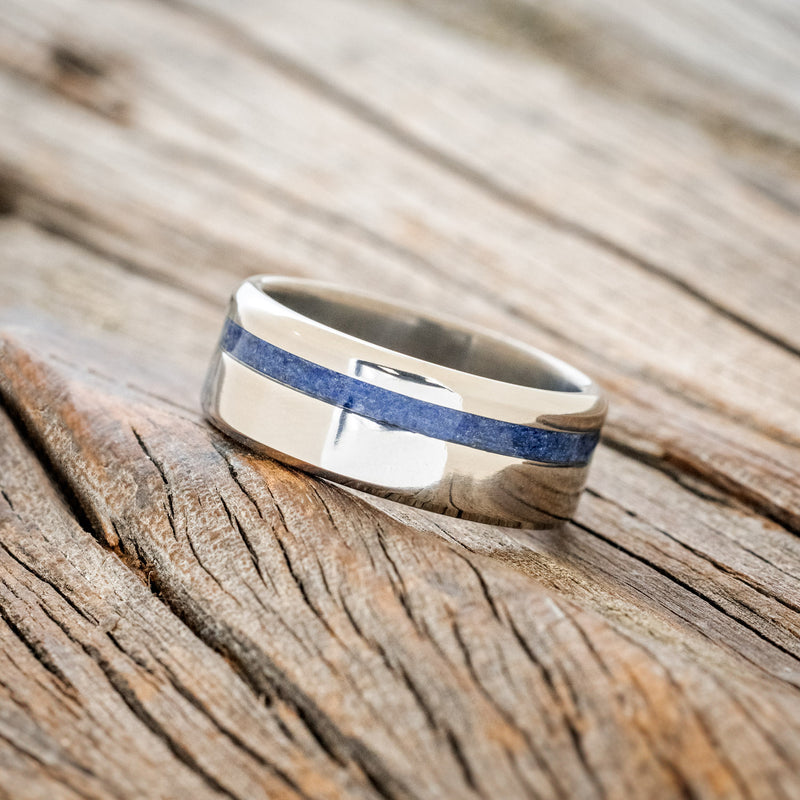 "VERTIGO" - LAPIS LAZULI WEDDING BAND