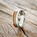 "DYAD" - REDWOOD, ANTLER & MOSS WEDDING BAND-4