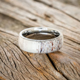 "HAVEN" - ANTLER WEDDING BAND - READY TO SHIP-6