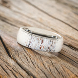 "HAVEN" - ANTLER WEDDING BAND - READY TO SHIP-5