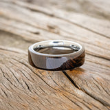 "HAVEN" - WENGE WOOD WEDDING BAND - READY TO SHIP-6