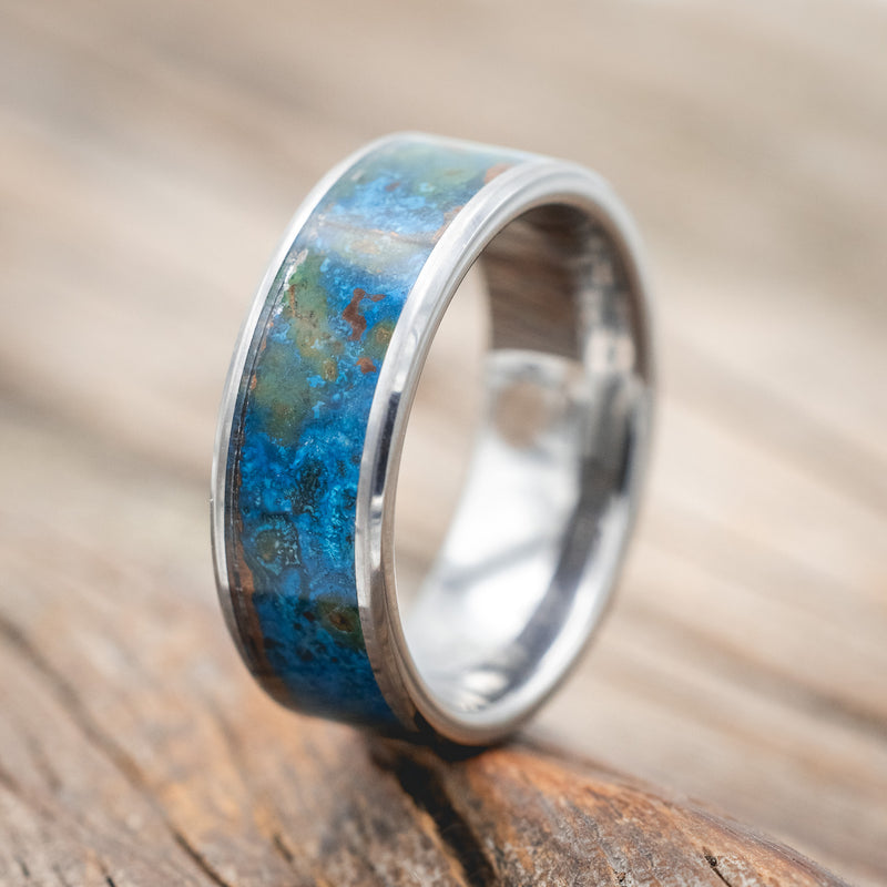 "RAINIER" - PATINA COPPER WEDDING BAND