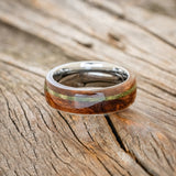 CUSTOM INVOICE FOR ORDER # 86750 - "REMMY" - REDWOOD & MOSS WEDDING RING-6