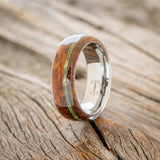 CUSTOM INVOICE FOR ORDER # 86750 - "REMMY" - REDWOOD & MOSS WEDDING RING-4