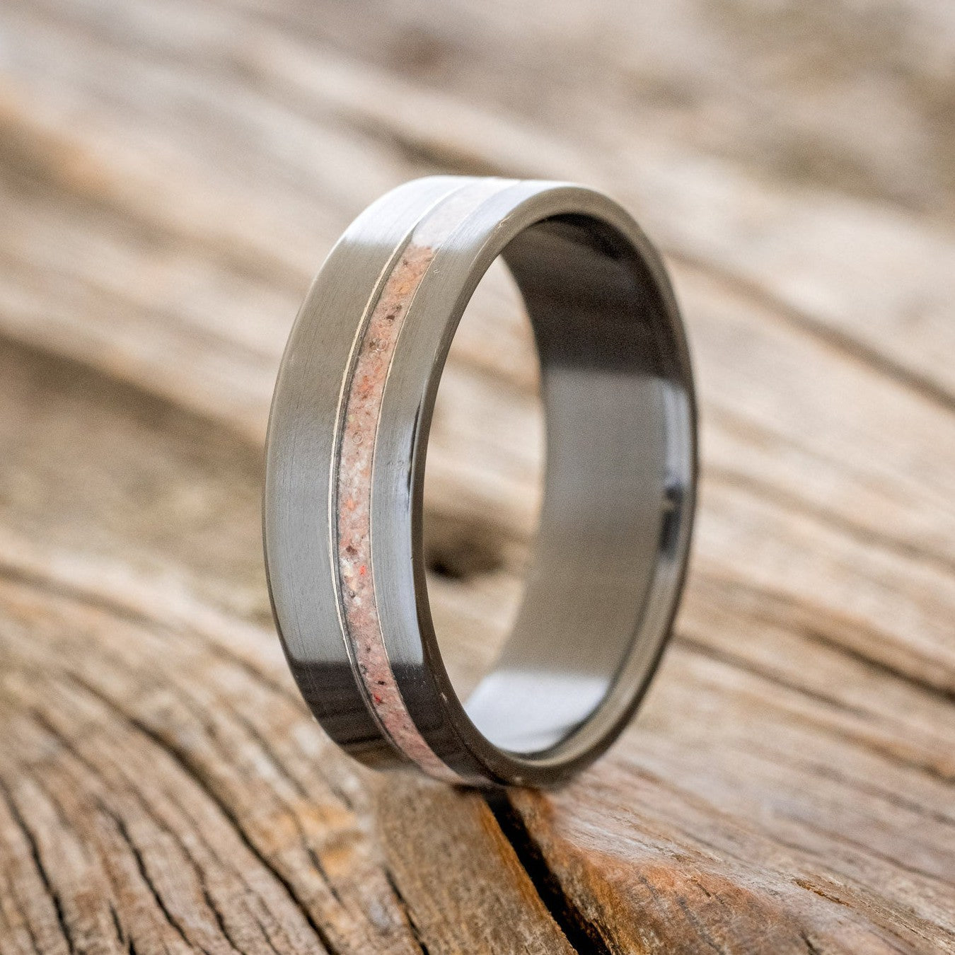 "VERTIGO" - MAGMA OPAL WEDDING RING-1