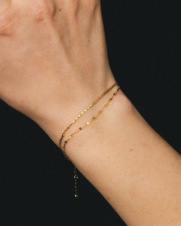 Valentino & Hammered Forzentina Layered Bracelet | Staghead Designs