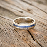 "VERTIGO" - LAPIS LAZULI WEDDING BAND