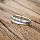 "VERTIGO" - LAPIS LAZULI WEDDING BAND