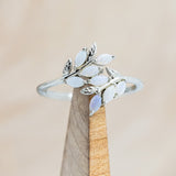 "DOVE" - VINE STYLE RING WITH MARQUISE OPAL ACCENTS-Staghead Designs