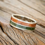 "DYAD" - MOSS & REDWOOD WEDDING BAND-2