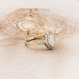 "EILEEN" - PEAR CUT LAB-GROWN DIAMOND ENGAGEMENT RING WITH DIAMOND ACCENTS-2