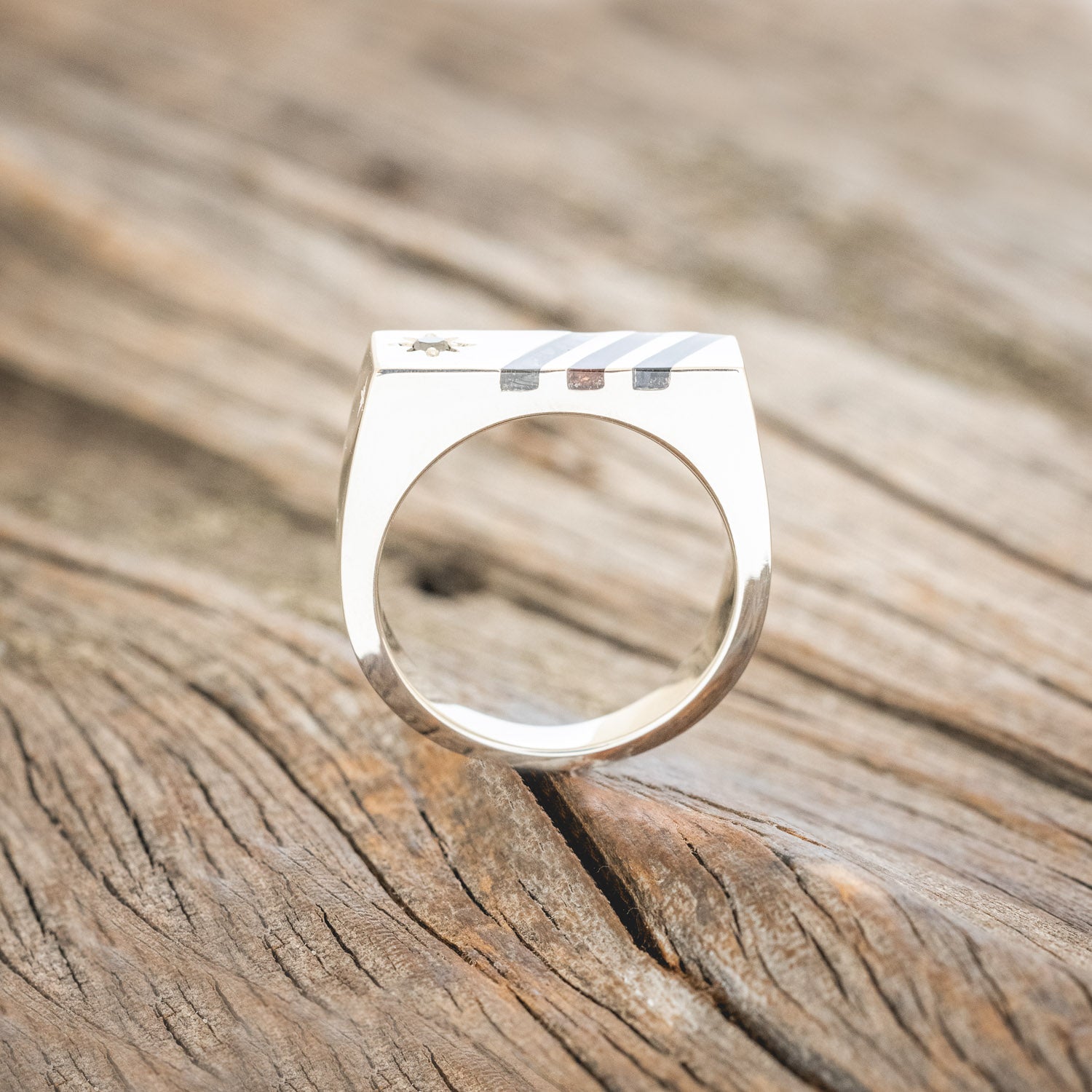 BLACK DIAMOND, KOA WOOD, CARBON FIBER & PAUA SHELL INLAYS WITH CUSTOM ENGRAVINGS-Staghead Designs