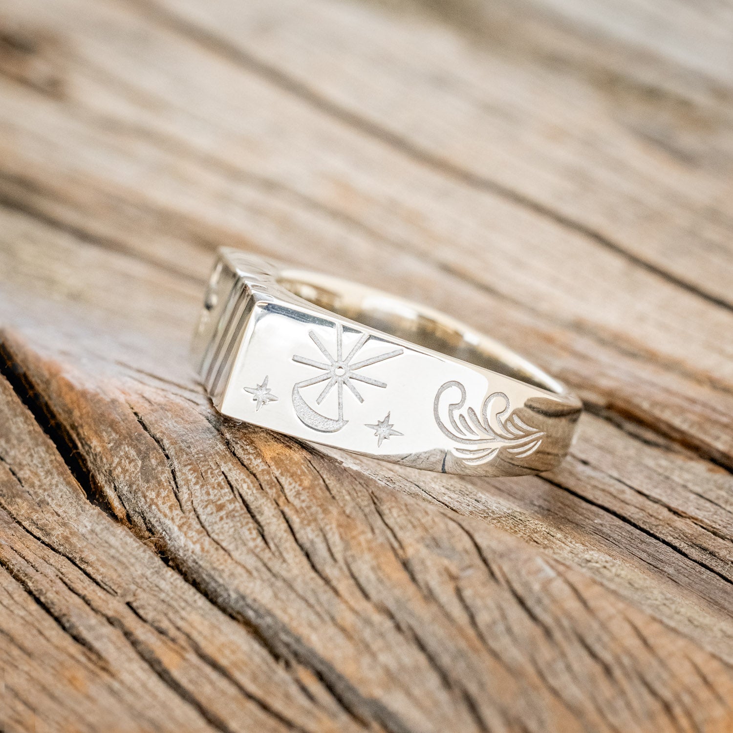 BLACK DIAMOND, KOA WOOD, CARBON FIBER & PAUA SHELL INLAYS WITH CUSTOM ENGRAVINGS-Staghead Designs