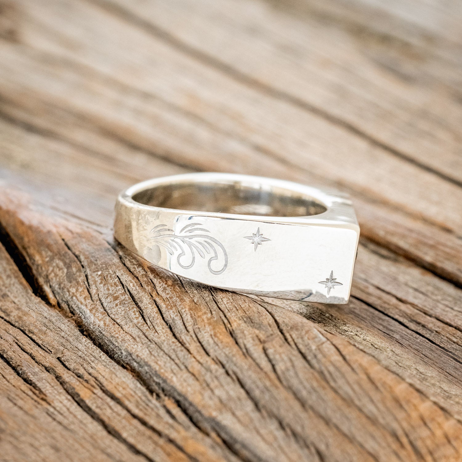 BLACK DIAMOND, KOA WOOD, CARBON FIBER & PAUA SHELL INLAYS WITH CUSTOM ENGRAVINGS-Staghead Designs