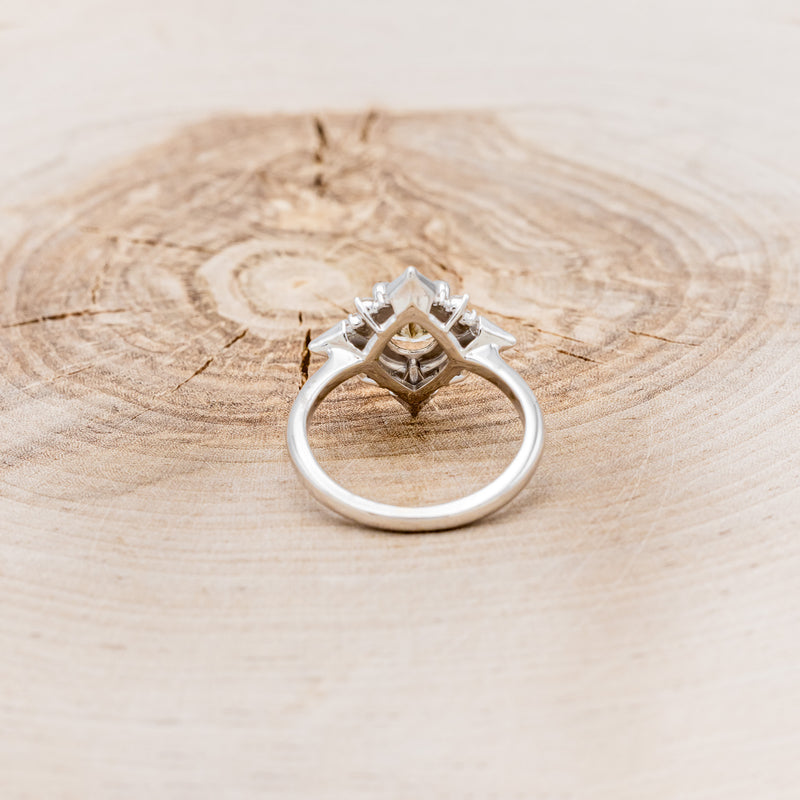 "JOURNEY" - ENGAGEMENT RING WITH DIAMOND ACCENTS - MOUNTING ONLY - SELECT YOUR OWN STONE