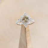 "JOURNEY" - ENGAGEMENT RING WITH DIAMOND ACCENTS - MOUNTING ONLY - SELECT YOUR OWN STONE