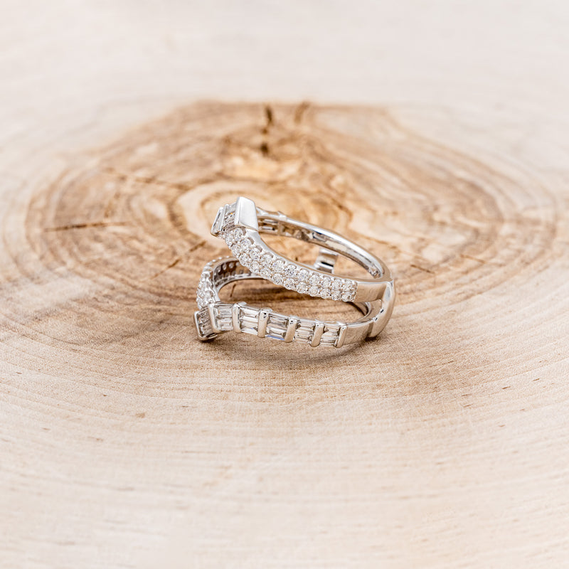 1 1/4 CTW LAB-GROWN DIAMOND ACCENTED RING GUARD-3