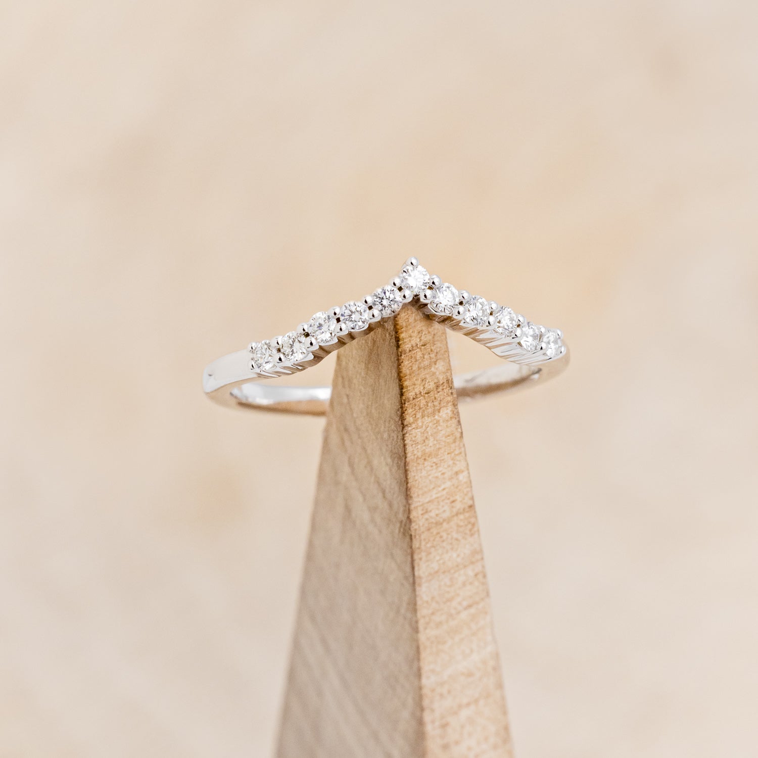 "LAYLA" - PRINCESS CUT MOSS AGATE ENGAGEMENT RING WITH DIAMOND ACCENTS & TRACER-13