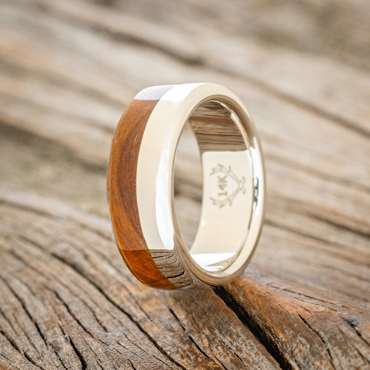 "LEDGER" - IRONWOOD WEDDING BAND-10