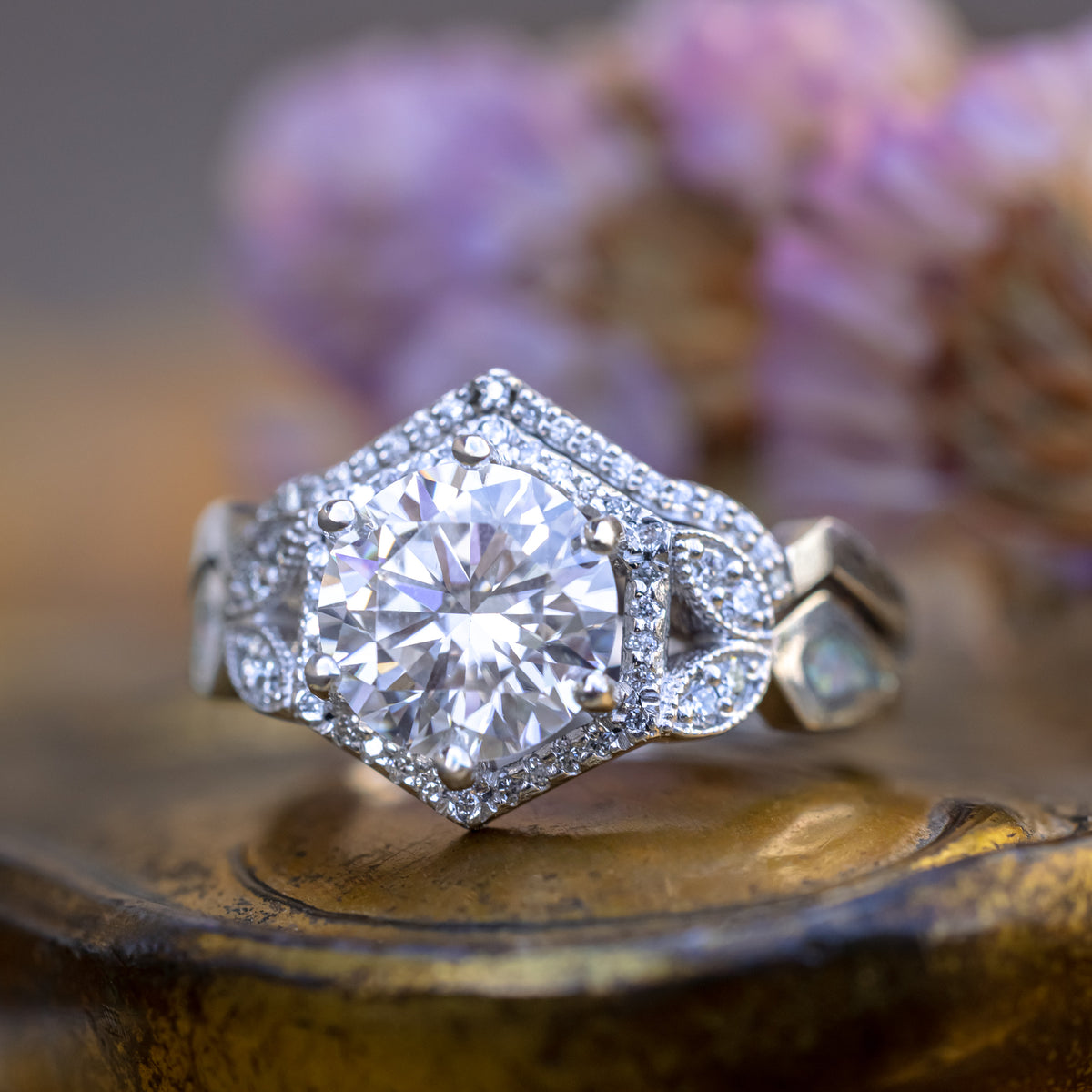 "Lucy In The Sky" - 14K Gold Tracer With Diamond Accents