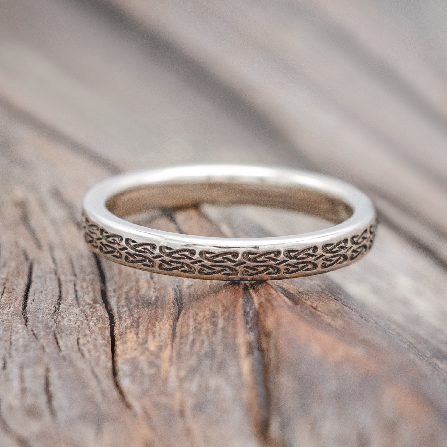 MATCHING SET OF CELTIC LOVE KNOT WEDDING BANDS-Staghead Designs