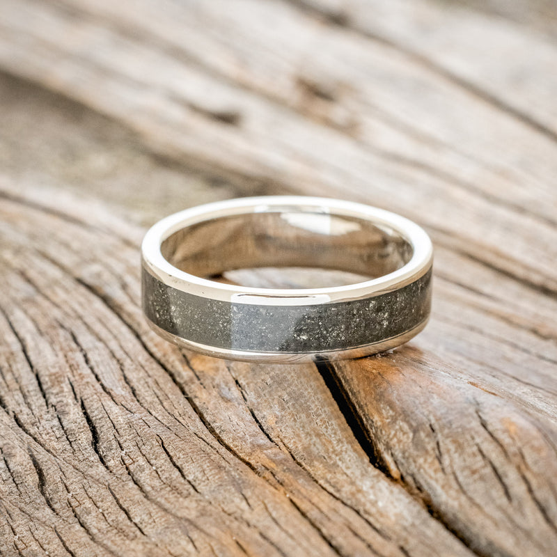 "RAINIER" - PYRITE WEDDING RING-3