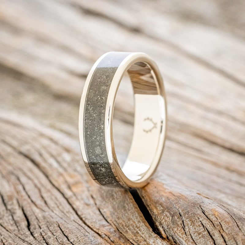 "RAINIER" - PYRITE WEDDING RING-1