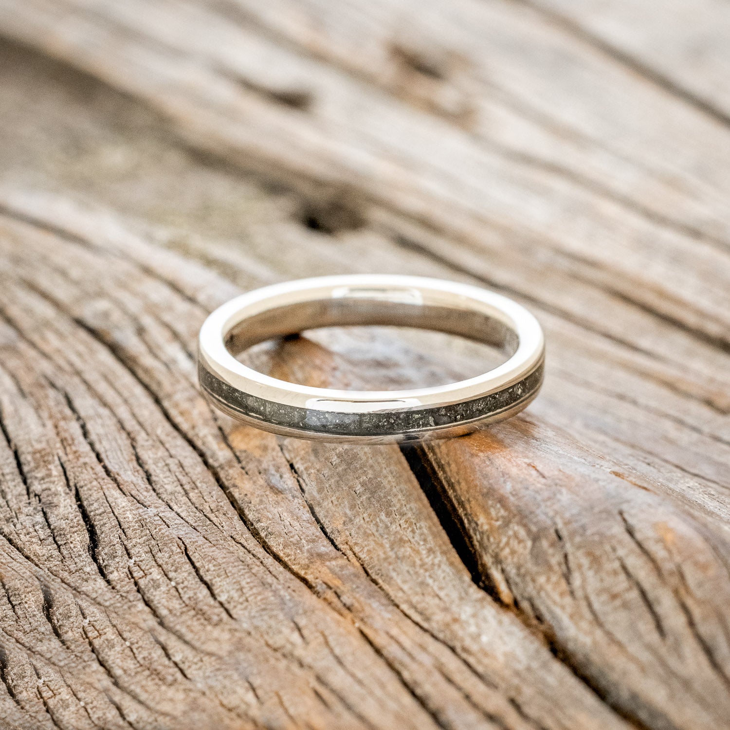 "RAINIER" - MATCHING SET OF PYRITE WEDDING BANDS-7