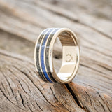 "RIO" - LAPIS LAZULI & BLACK ONYX WEDDING RING-1