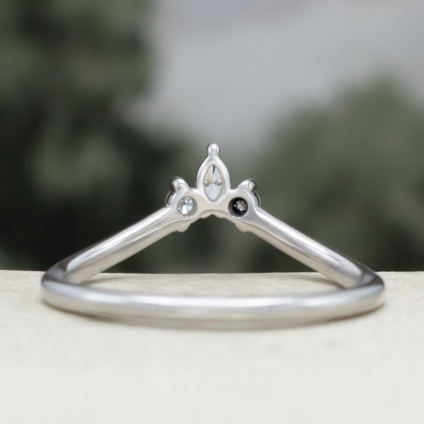 "Sage" - Dainty Tracer With Diamond Accents-Staghead Designs