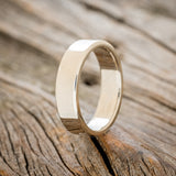 SOLID METAL HAND-TURNED WEDDING BAND