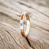 IRONWOOD STACKING BAND WITH DIAMONDS & SAPPHIRE-1