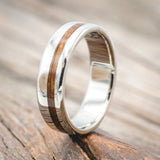 "VERTIGO" - WHISKEY BARREL OAK WEDDING BAND