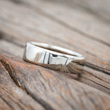 WHISKEY BARREL LINED WEDDING BAND-Staghead Designs