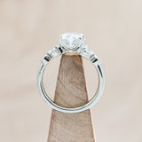 "ZIA" - HEXAGON MOISSANITE ENGAGEMENT RING WITH ACCENTS-Staghead Designs