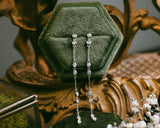 1/3 CTW NATURAL DIAMOND CHAIN EARRINGS