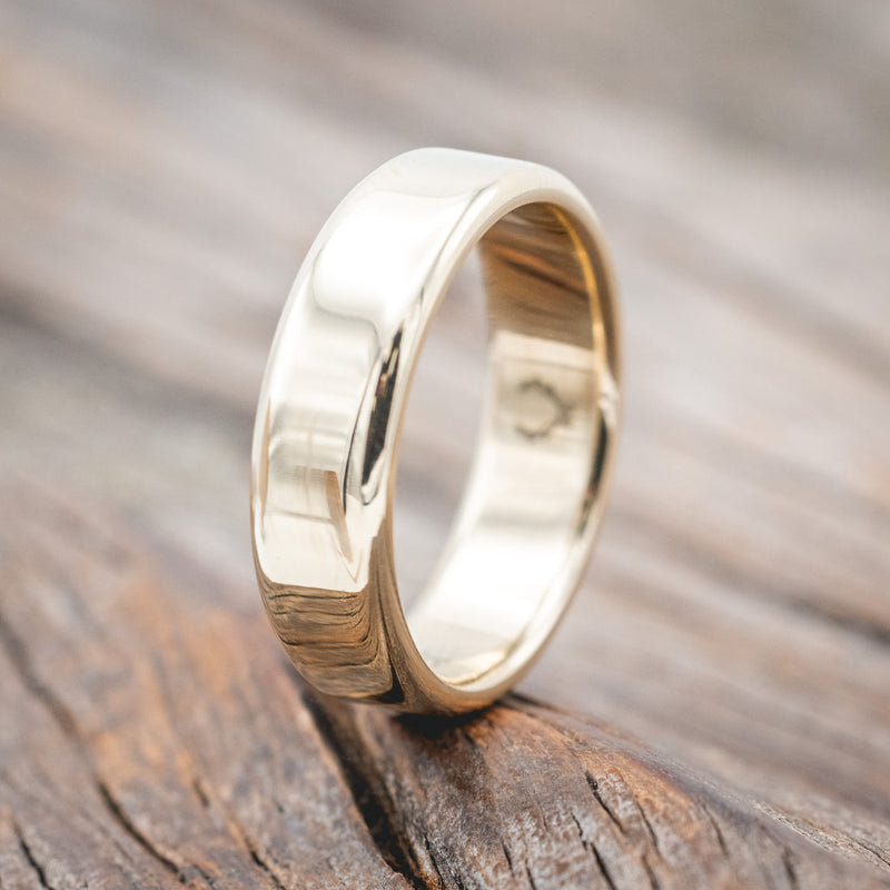 14K GOLD WEDDING BAND-Staghead Designs