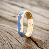 "HELIOS" - BLUE OPAL MOUNTAIN RANGE WEDDING BAND