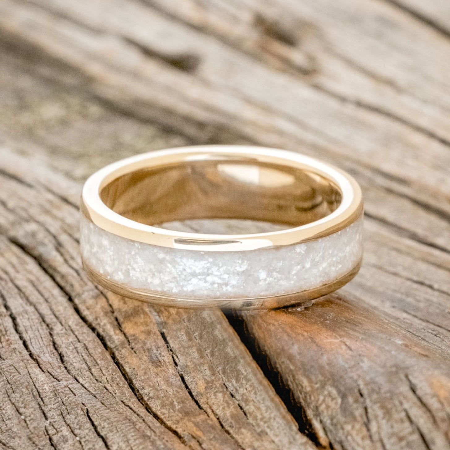 "RAINIER" - DIAMOND DUST WEDDING RING-3