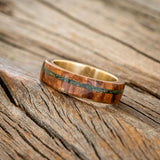 "REMMY" - REDWOOD & MOSS WEDDING RING-5