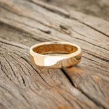 WHISKEY BARREL LINED WEDDING BAND-6