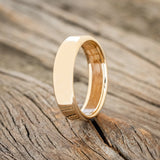 WHISKEY BARREL LINED WEDDING BAND-1