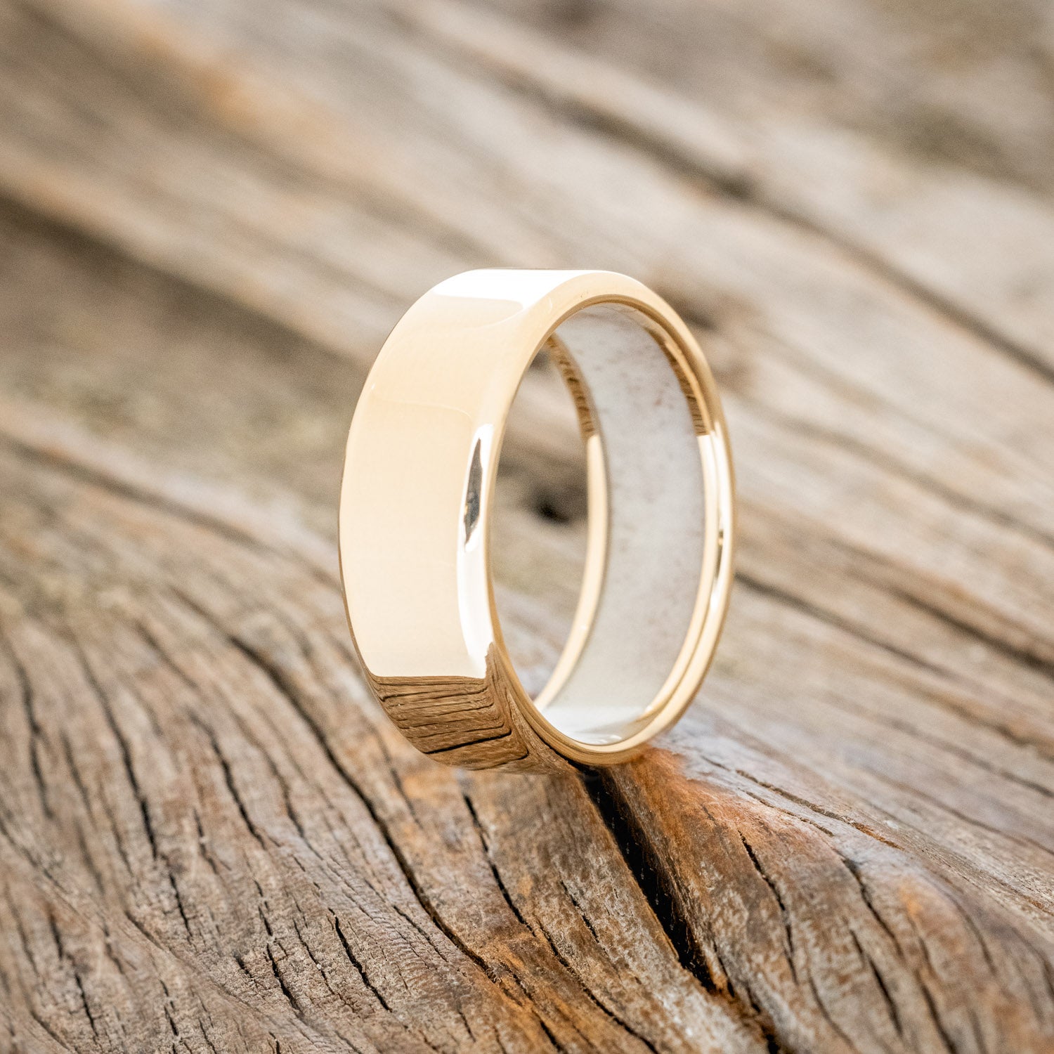 ANTLER LINED WEDDING BAND-29