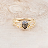 "ARTEMIS" - ENGAGEMENT RING WITH WITH DIAMOND ACCENTS - MOUNTING ONLY - SELECT YOUR OWN STONE