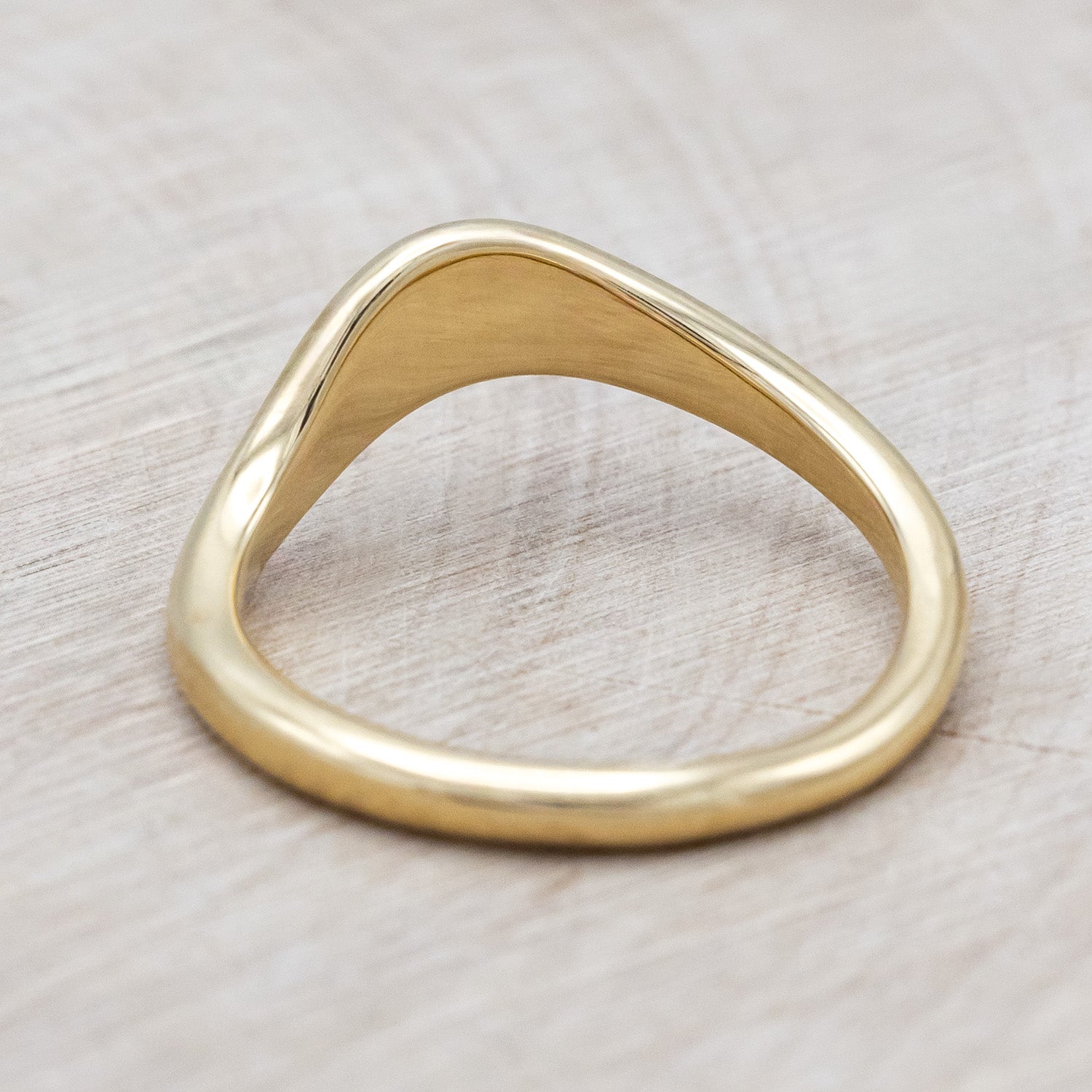 Back view of "Sybil" - asymmetrical tourmaline accented tracer