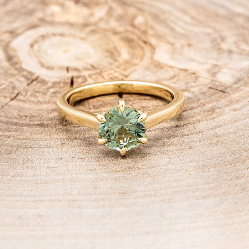 "RENA" - CLAW PRONGS SOLITAIRE ENGAGEMENT RING - MOUNTING ONLY - SELECT YOUR OWN STONE-4